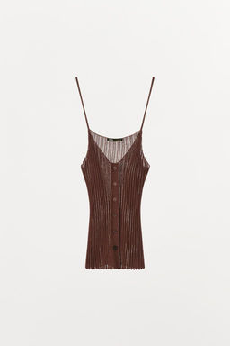 PLEATED FINE KNIT TOP - Zara фото 14