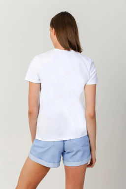 Футболка женская, цвет белый