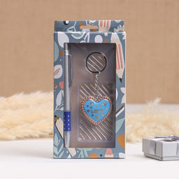 Набор подарочный 2 в 1, ручка, брелок