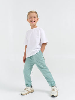 Джоггеры облегченные Ментол с карманами - Bungly фото 4