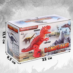 Динозавр «Рекс» работает от батареек, световые и звуковые эффекты, МИКС