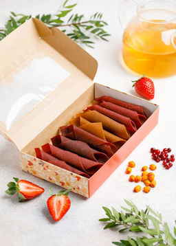 Ягодная пастила ассорти (клубника, смородина, облепиха, брусника), 250 г - Сибирский кедр фото 2
