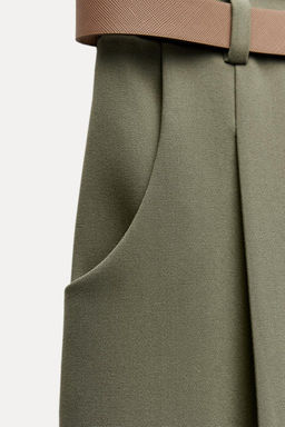 DARTED TROUSERS WITH BELT - Zara фото 3