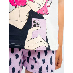 Комплект футболка кулирка, шорты футер 2х нитка петля 7010900101 - Youlala фото 16