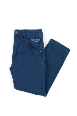 Темно-синие джинсовые брюки для мальчика Неожиданная скидка в корзине