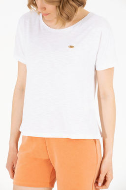 U. S. Polo Assn Женская белая футболка с круглым вырезом - U.s. polo assn фото 6