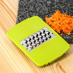 Овощерезка универсальная Доляна Fresh cook, 7 насадок, центрифуга для зелени, белая, зелёная