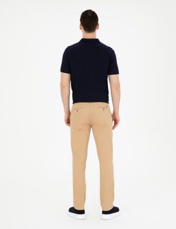 Camel Regular Fit Kanvas Pantolon - Pierre cardin фото 4