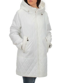 M8528 WHITE Куртка демисезонная женская (100 гр. синтепон) Maria