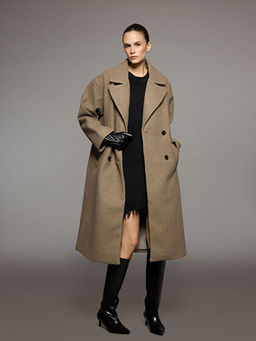 Bisiklet Yaka Mini Triko Elbise