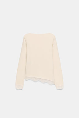 SOFT-TOUCH LACE TOP - Zara фото 6