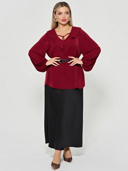 Блузка 0059-26 алый - Dora фото 158