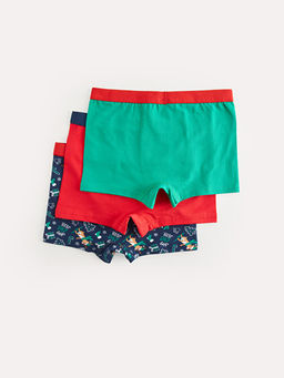 Y?lba?? Temal? Erkek ?ocuk Boxer 3l? - Waikiki фото 2