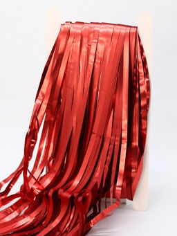 Праздничный занавес, дождик для фотозоны "Gleaming rain", red (100*200 см)