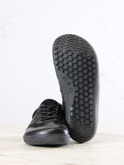 Босоногие кеды 184.natabl.Черная замша+черный стар