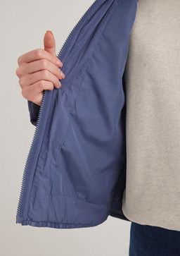 Dik Yaka Indigo Sisme Mont - Mavi фото 8