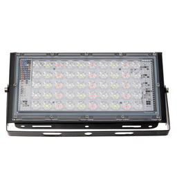 Прожектор светодиодный модульный, RGB+W, с пультом, 50 Вт, IP65, 220В Черный