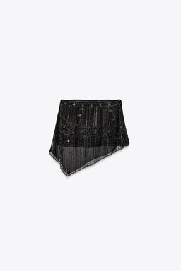 EMBROIDERED MINI SKIRT - Zara фото 4