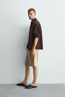 BERMUDA REGULAR FIT SEERSUCKER / Rayas - Zara фото 4