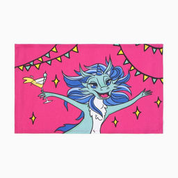 Полотенце Доляна Новогоднее веселье 28х46 см, 100% хл, рогожка 164 г/м2 фото 2