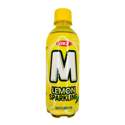 Газированный б/а напиток со вкусом лимона Alphabet Sparkling M OKF, Корея, 355 мл Акция