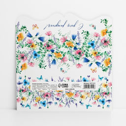 Цена за 9 шт. Конверт для денег фигурный «С Днём рождения», нежные цветы, 17.5×8 см