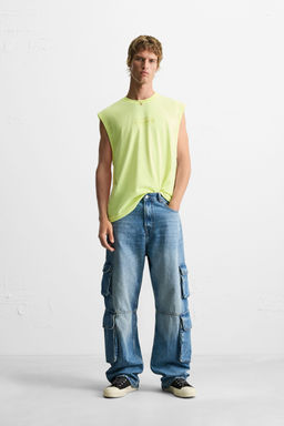 TANK TOP WITH RAISED PRINT