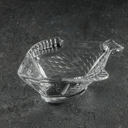 Салатник стеклянный Fish, 21×16 см