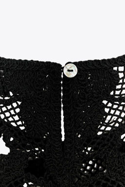 FLORAL CROCHET TOP - Zara фото 7