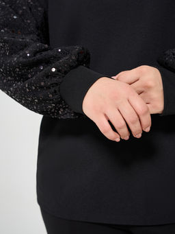 Джемпер 0269-1с черный кристалл