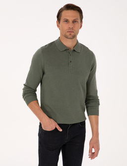 Duman Slim Fit Polo Yaka D__meli Triko Kazak