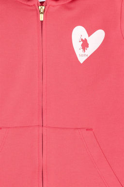 Розовый свитшот для девочки Неожиданная скидка в корзине - U.s. polo assn фото 5