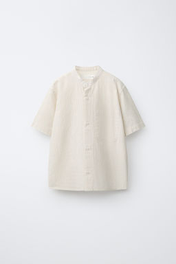CAMISA RAYAS ALGOD?N LINO / Arena