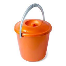 Ведро п/эт. 10л с крышкой (пищевое, цветное перламутровое)