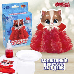Набор для творчества. Лучистые кристаллы Котёнок