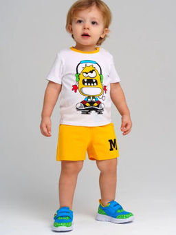 12419099 Комплект детский трикотажный для мальчиков: фуфайка (футболка), шорты