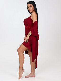 476-ХС ЖЕНСКИЙ КОМПЛЕКТ ДВОЙКА (Бордо) - А-дина фото 4