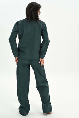 Свитшот из мягкой эко замши