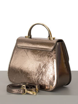 LACCOMA сумка Q6046-4-бронзовый натуральная кожа полиэстер  фото 2