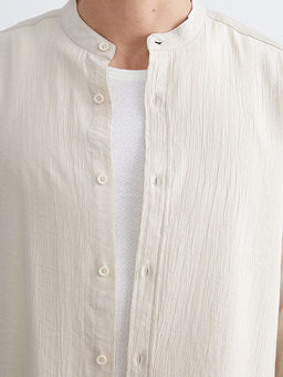 Regular Fit Hakim Yaka Uzun Kollu Erkek G?mlek