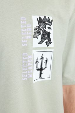TRENDYOL MAN Lacivert Oversize/Genis Kesim K?sa Kollu Sanat Bask?l? 100% Pamuklu T-Shirt TMNSS21TS3559 - Trendyolmilla фото 27
