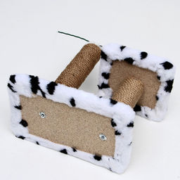 Когтеточка для котят двойная, 30 х 20 х 34 см, джут, далматинец - Пижон фото 13