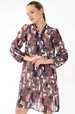 Платье Нежный акцент 2 (лиловый)