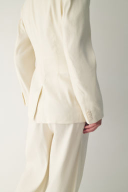 Americana en mezcla de lino Easy Care Slim Fit - H&m фото 5