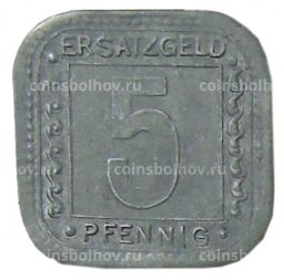 5 пфеннигов 1918 года Германия Нотгельд  Людвигсхафен