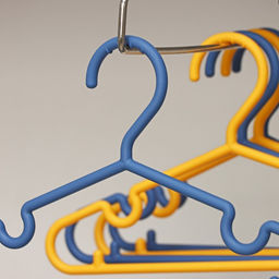 Цена за 5 шт. Плечики для одежды Доляна «Настроение», 29,5×17,5 см, цвет МИКС