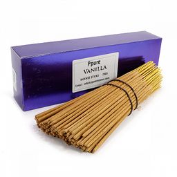Благовония весовые Ppure Vanilla УЦЕНКА помята внешняя упаковка уп-200гр Ваниль аромапалочки масала