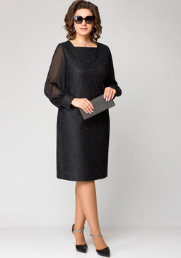 Платье EVA GRANT 7284А-Р черный