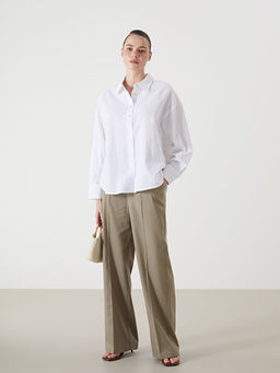 ?izgili Oversize Kad?n G?mlek