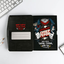 Ежедневник в подарочной коробке. Твердая обложка А5, 80л Супер герою - Artfox фото 10